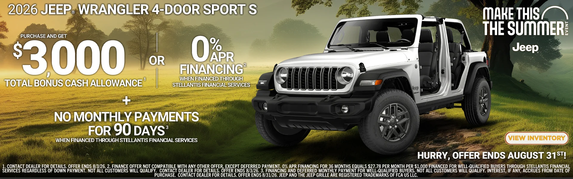 2026 Jeep Wrangler 4-Door Sport S