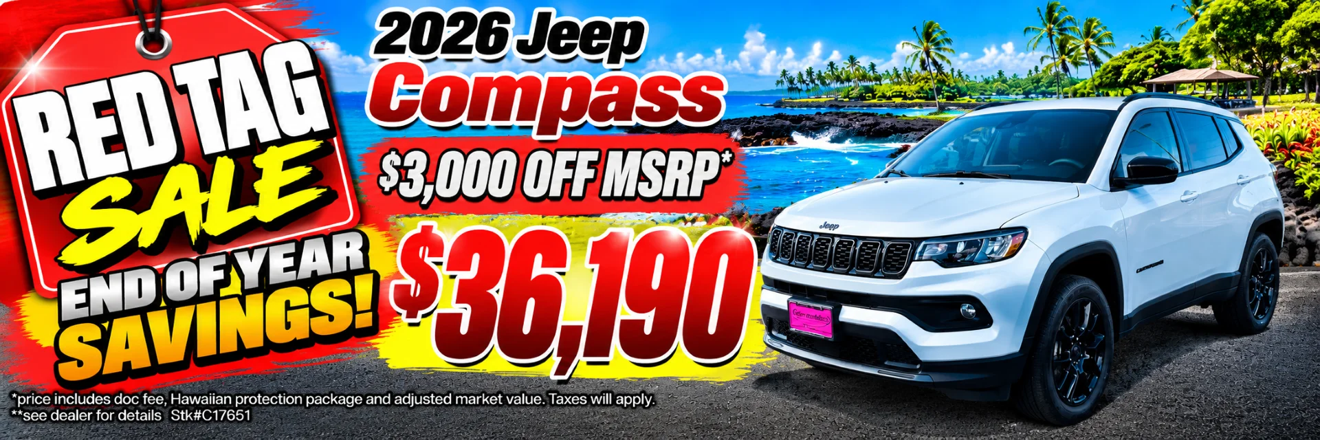 2026 Jeep Compass Red Tag Sale
